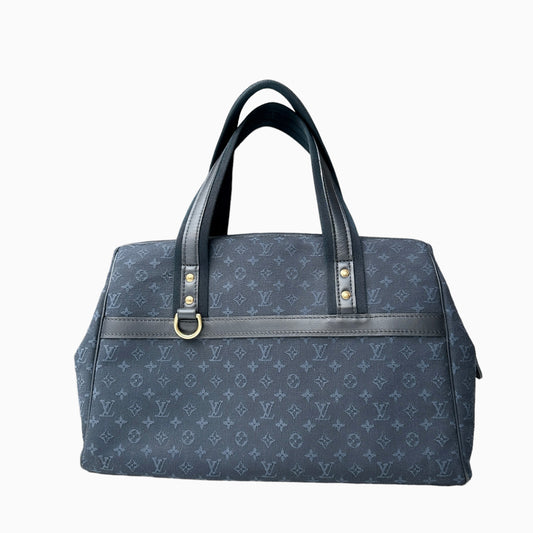 Navy Blue Monogram Bag