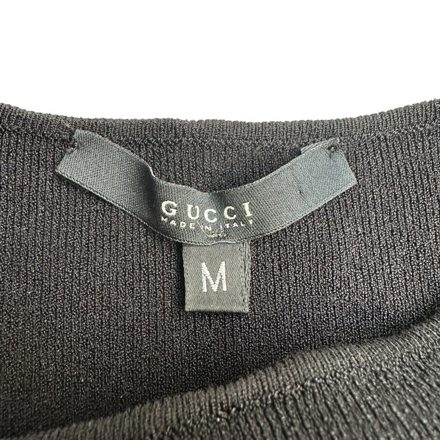 Cold Shoulders Black Top - M