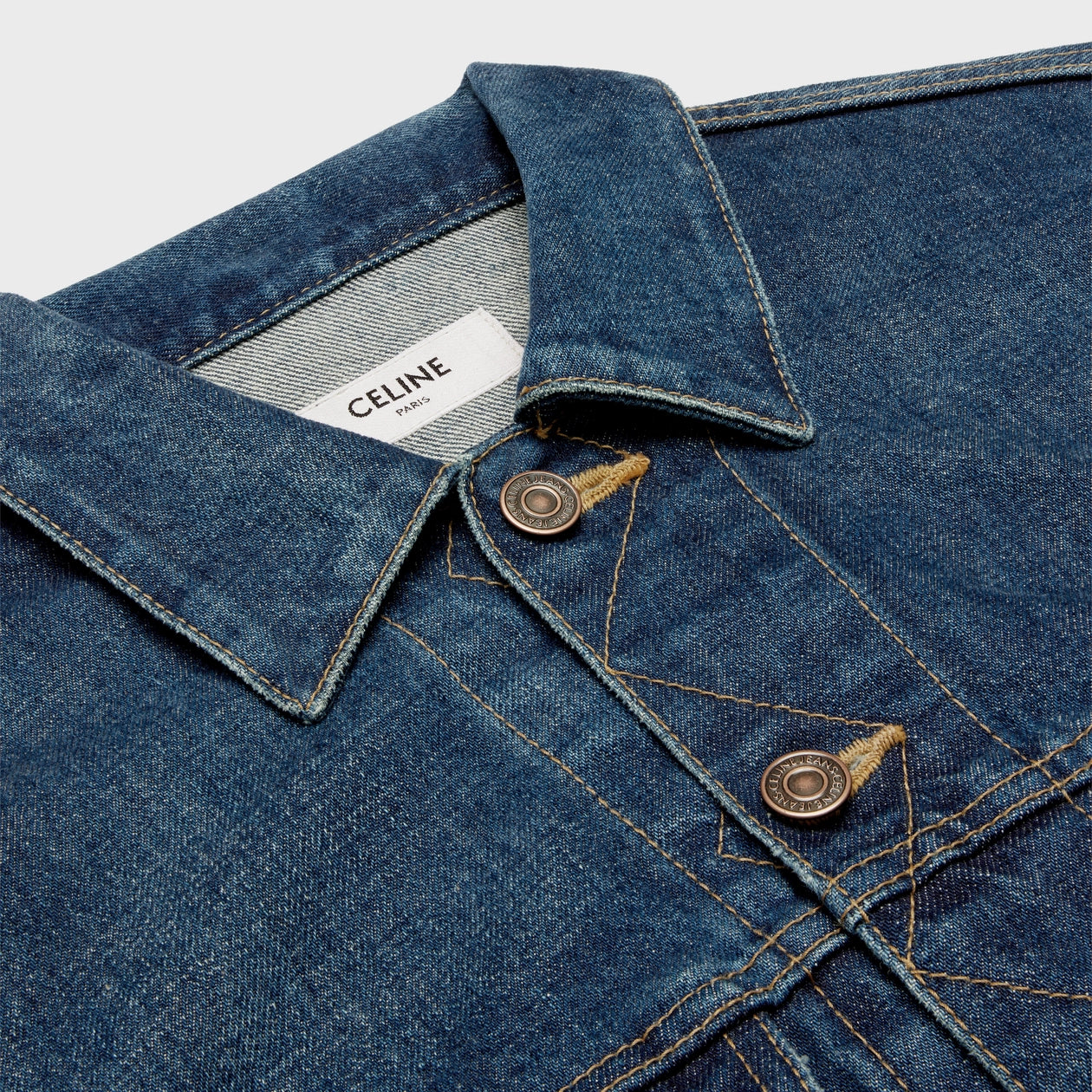 Triomphe Logo Denim Jacket - XS