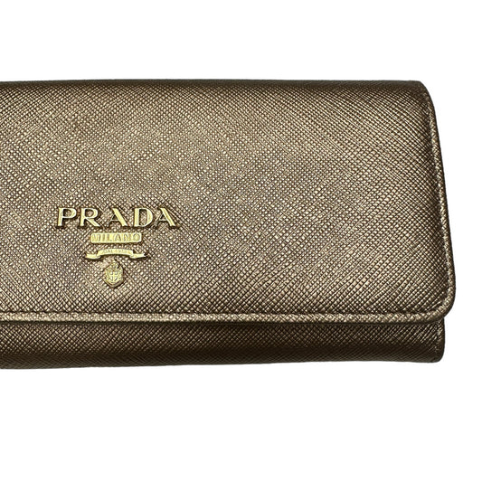 Gold Continental Wallet