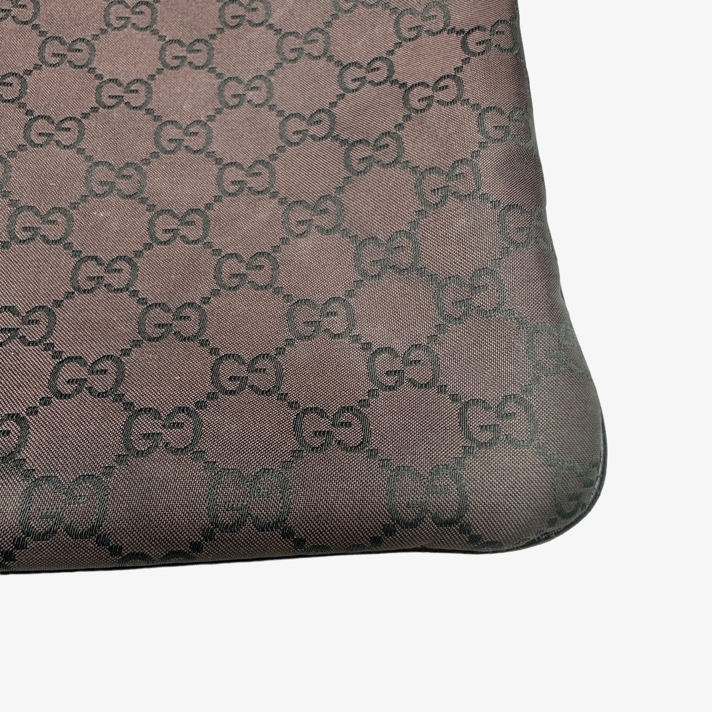 Brown Logo Crossbody Bag