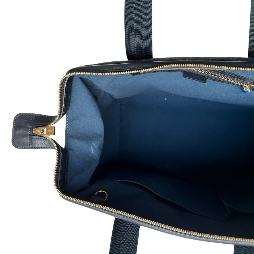 Navy Blue Monogram Bag