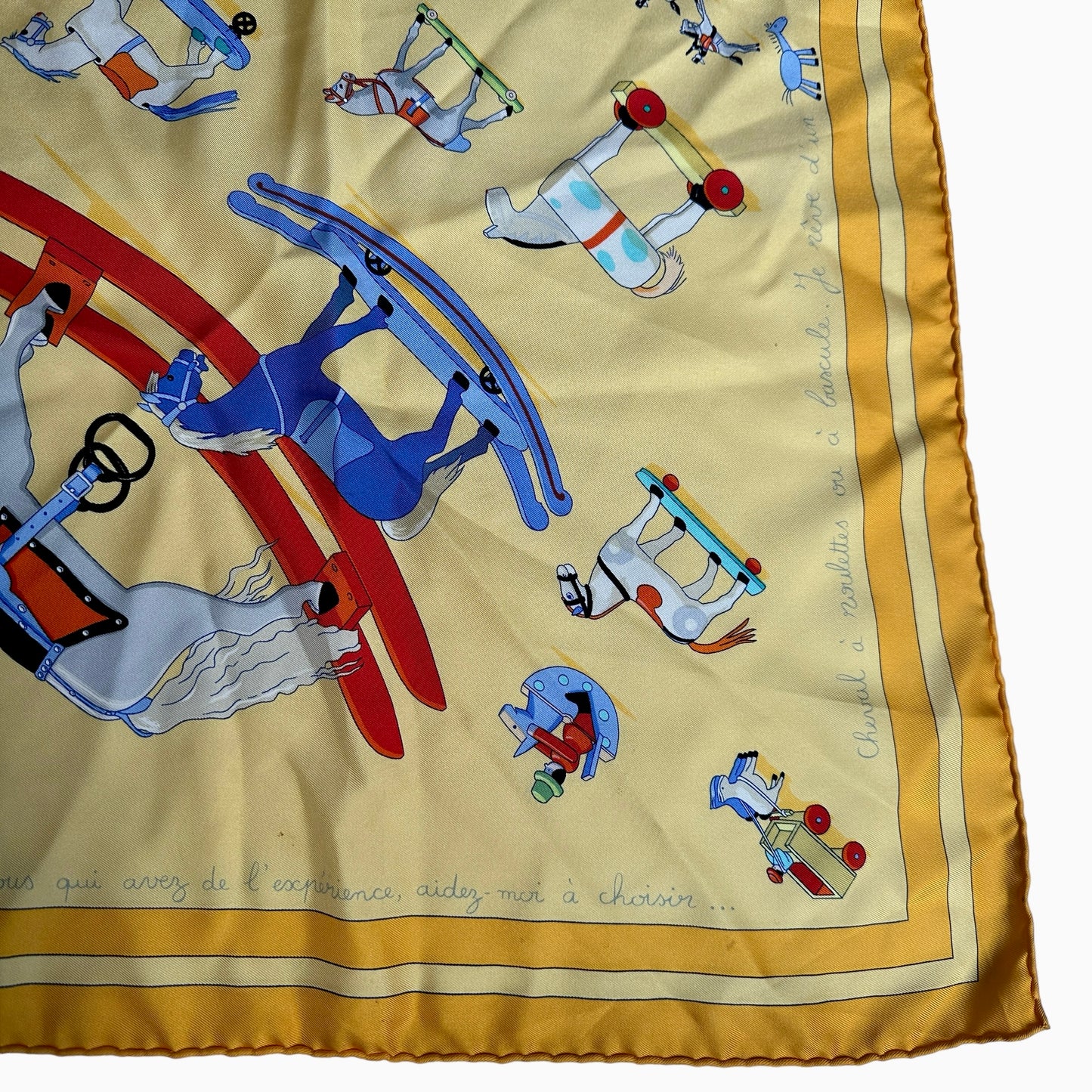 Yellow Silk Scarf