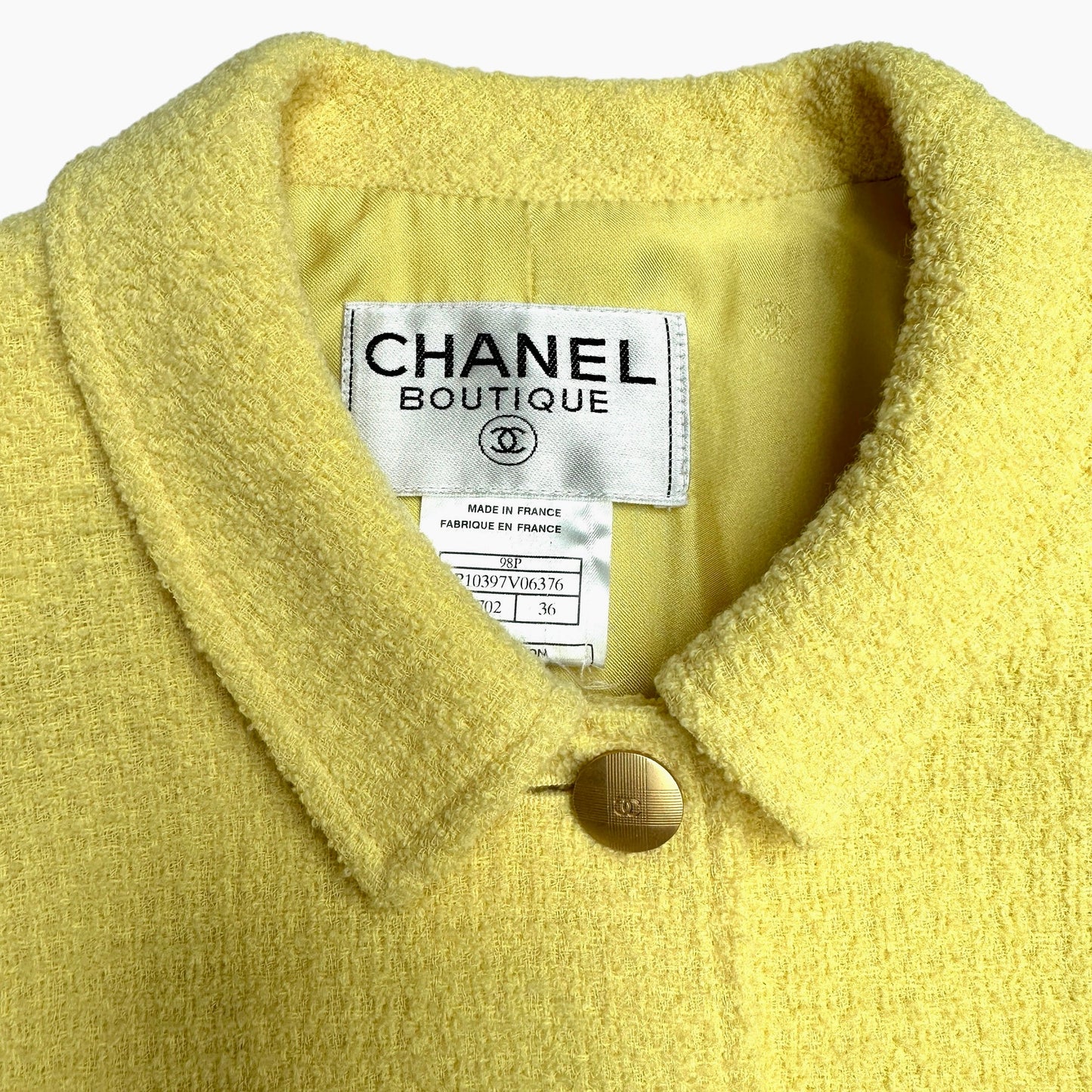 Vintage Yellow Blazer - S