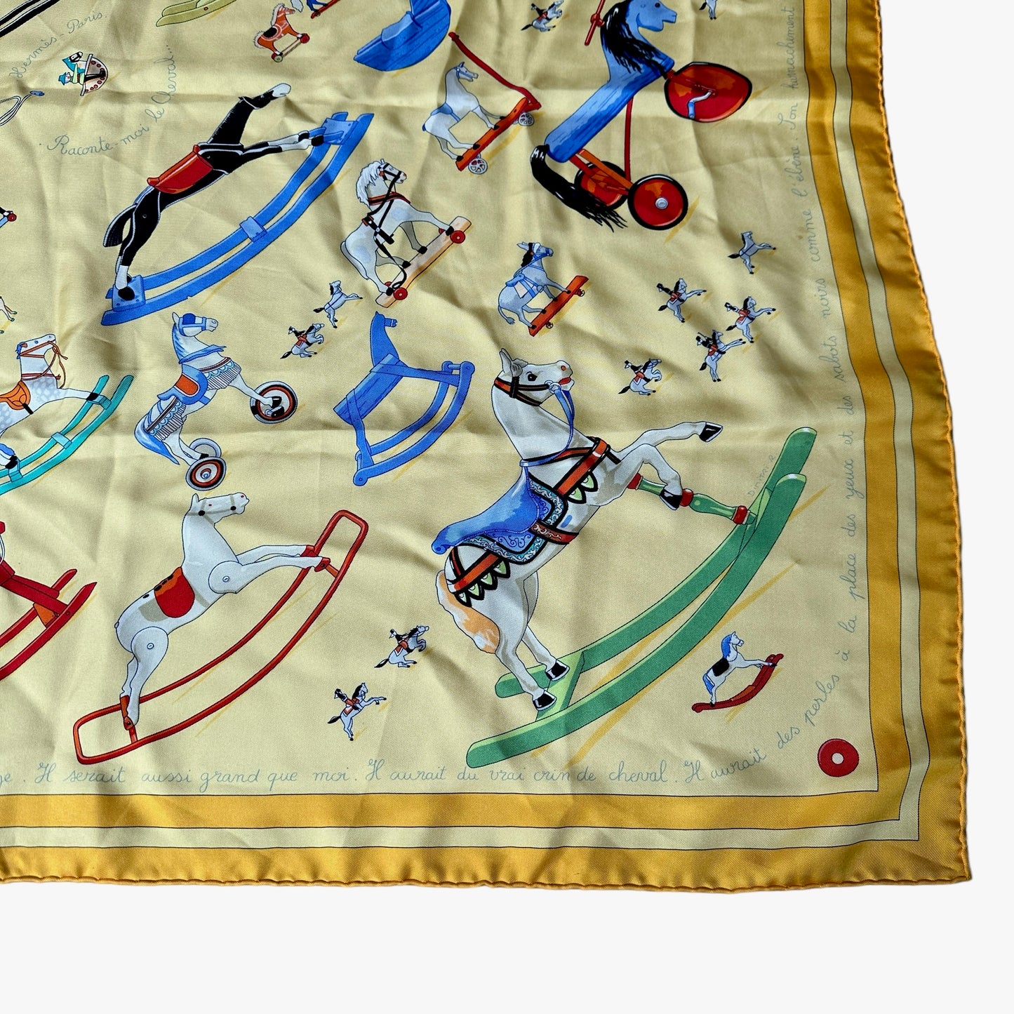 Yellow Silk Scarf