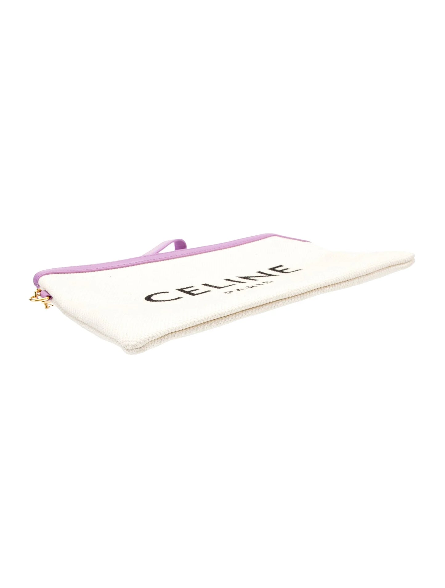 Logo Canvas Clutch
