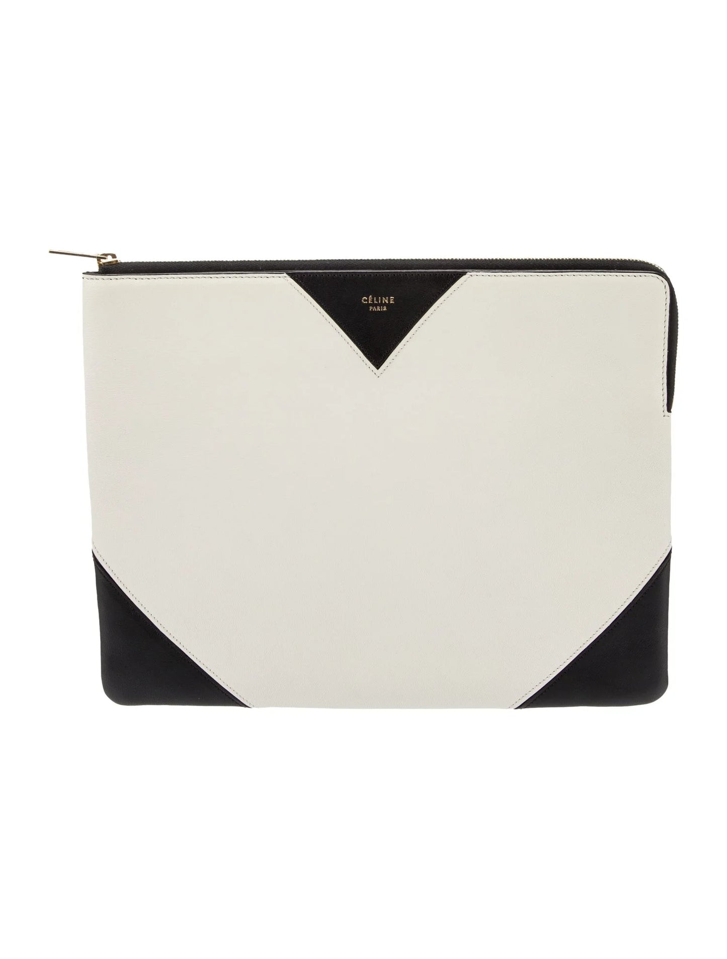 Celine Black & White Clutch