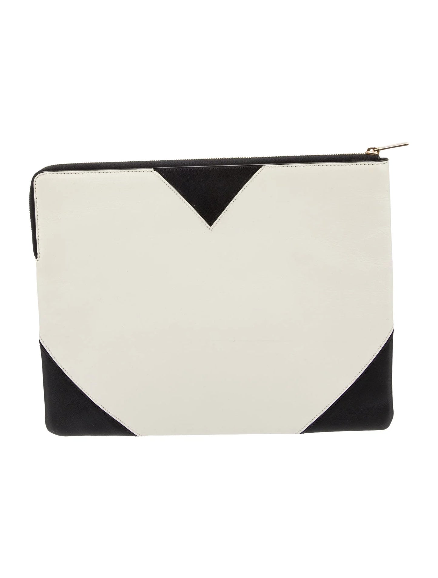 Celine Black & White Clutch