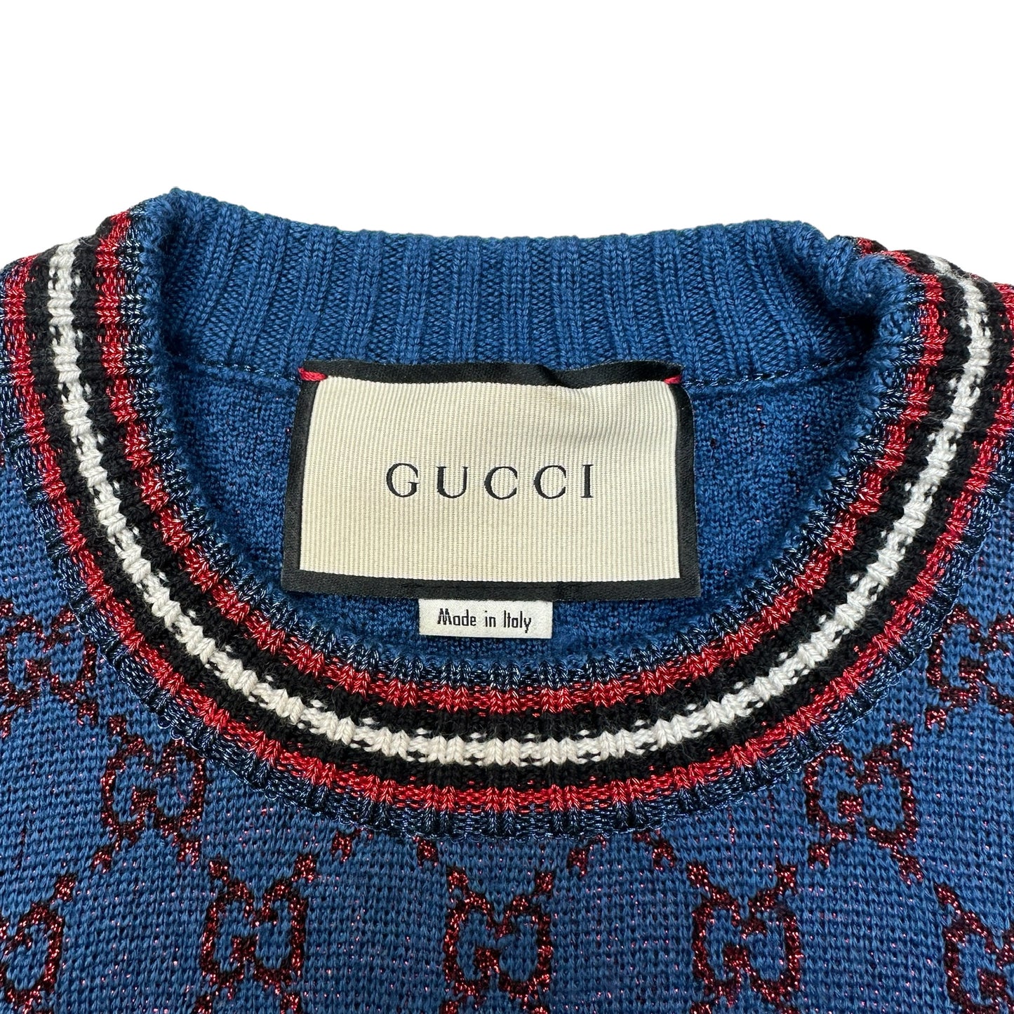 Blue & Red Logo Top - S