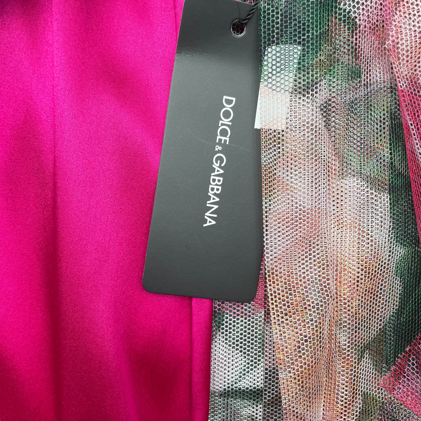 Pink Floral Dress - M