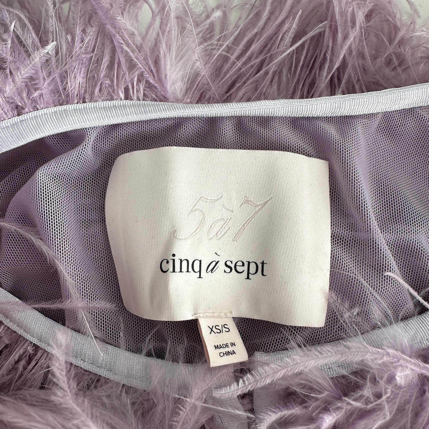 Purple Feather Jacket - XS/S