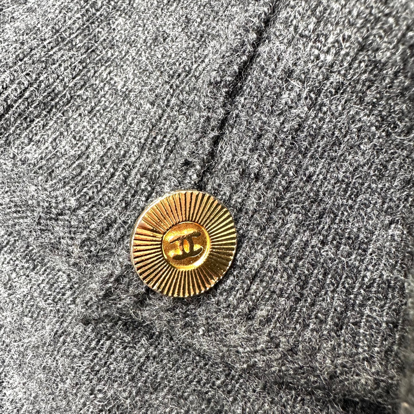 Grey Cashmere Sweater - L