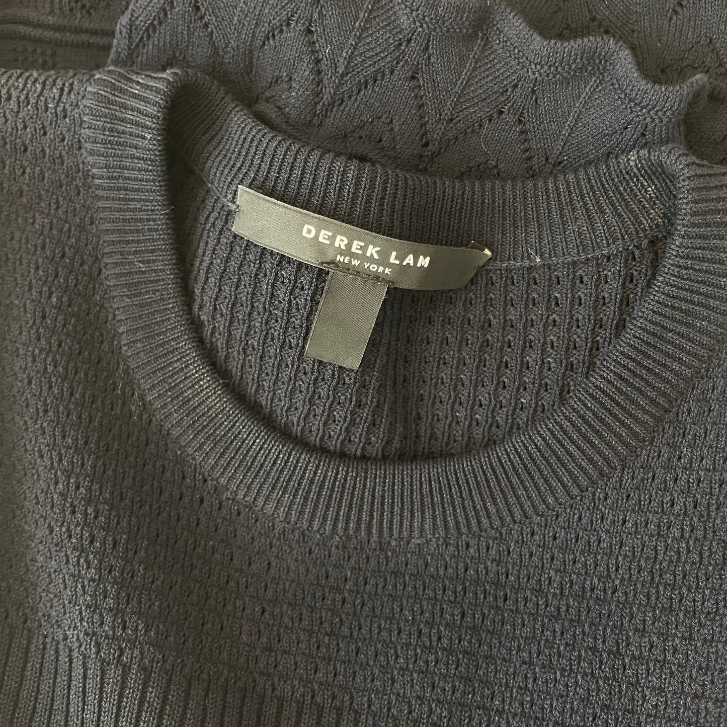 Navy Long Sleeve Top - XS