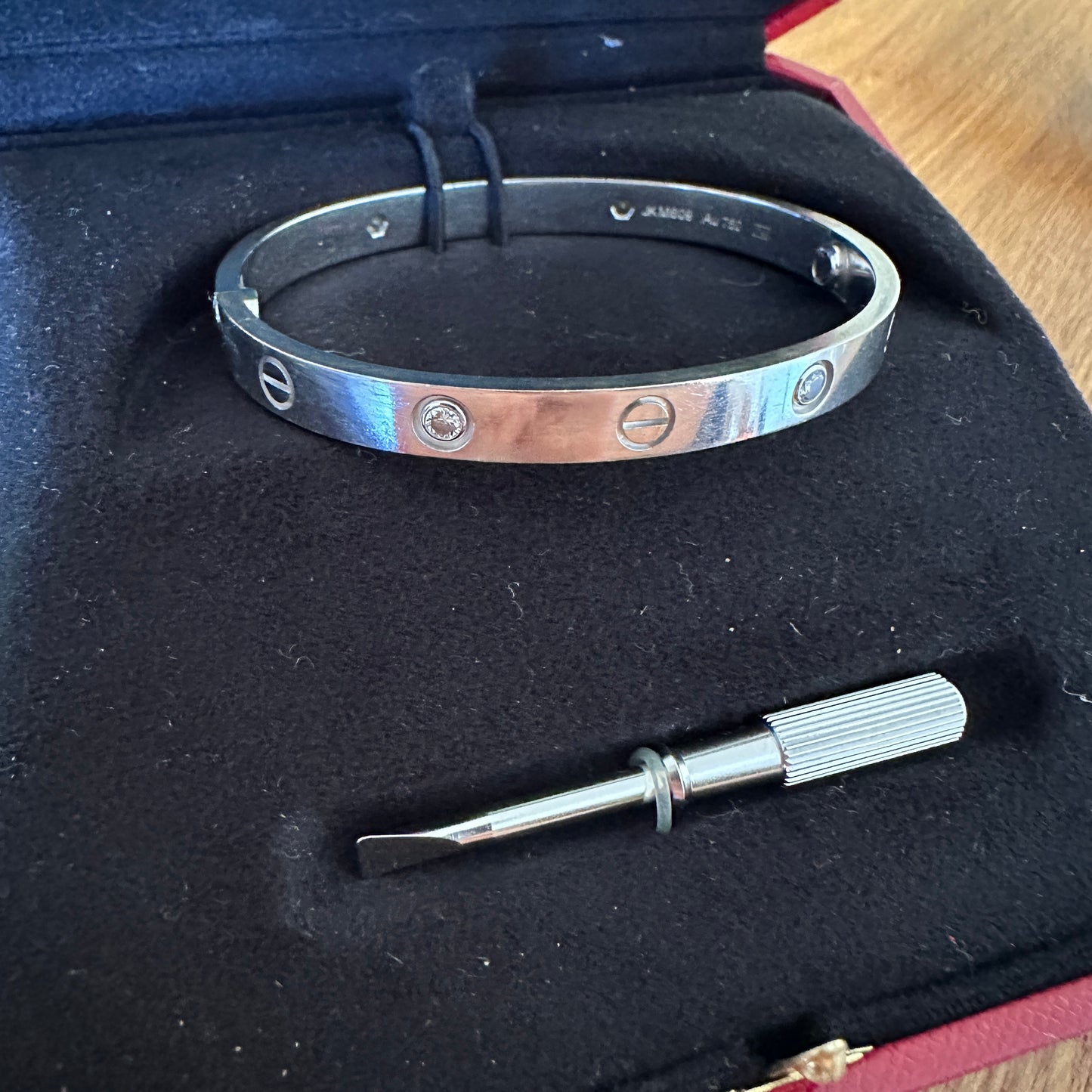 LOVE Bracelet 4 Diamonds - 17