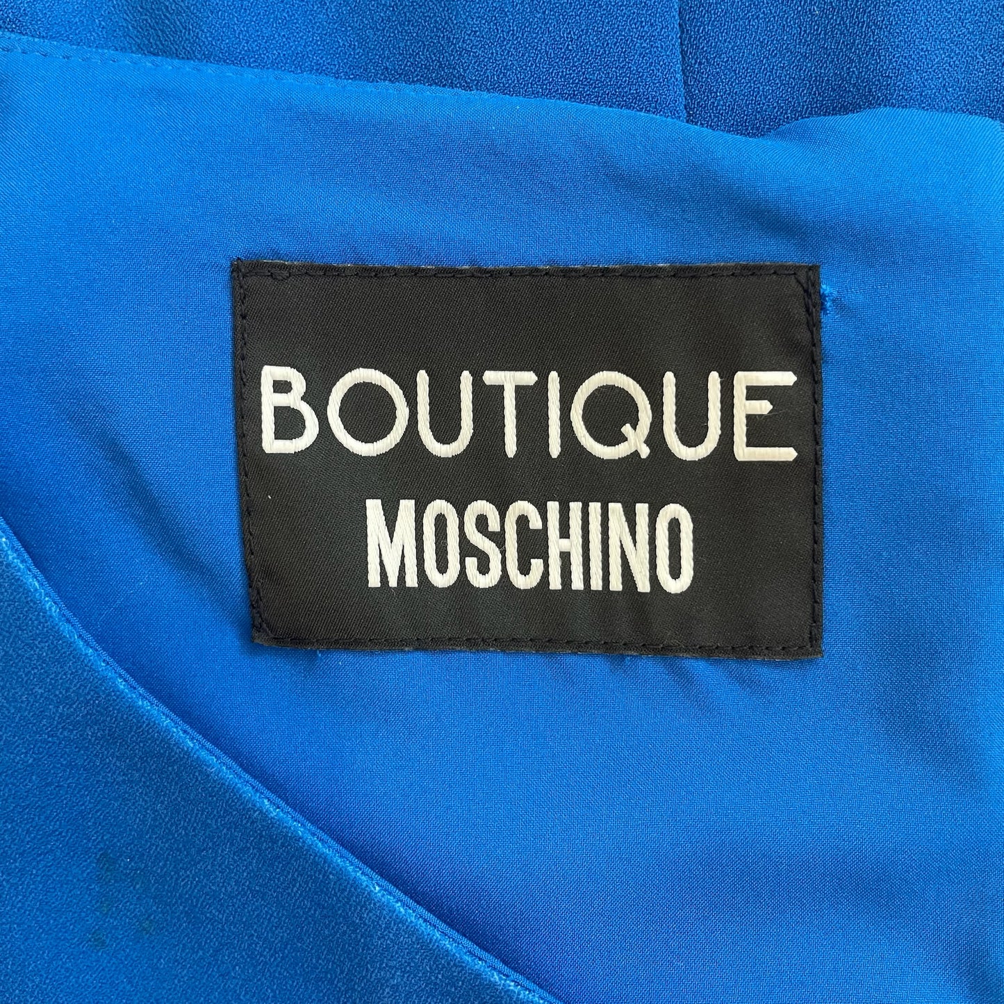 Blue Printed Dress - M