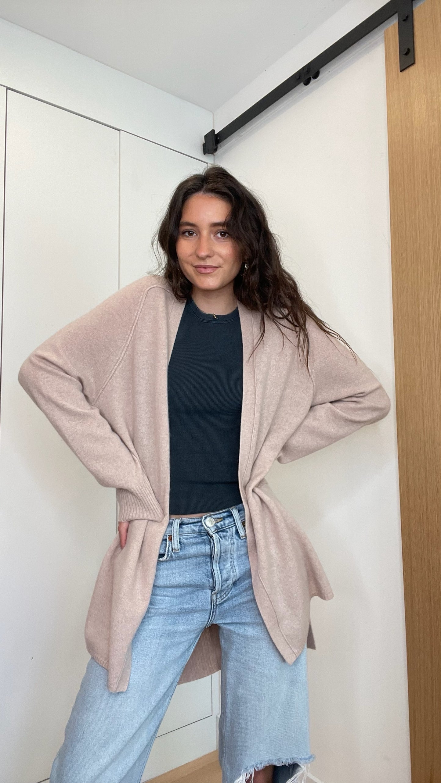 Pink Cardigan - M