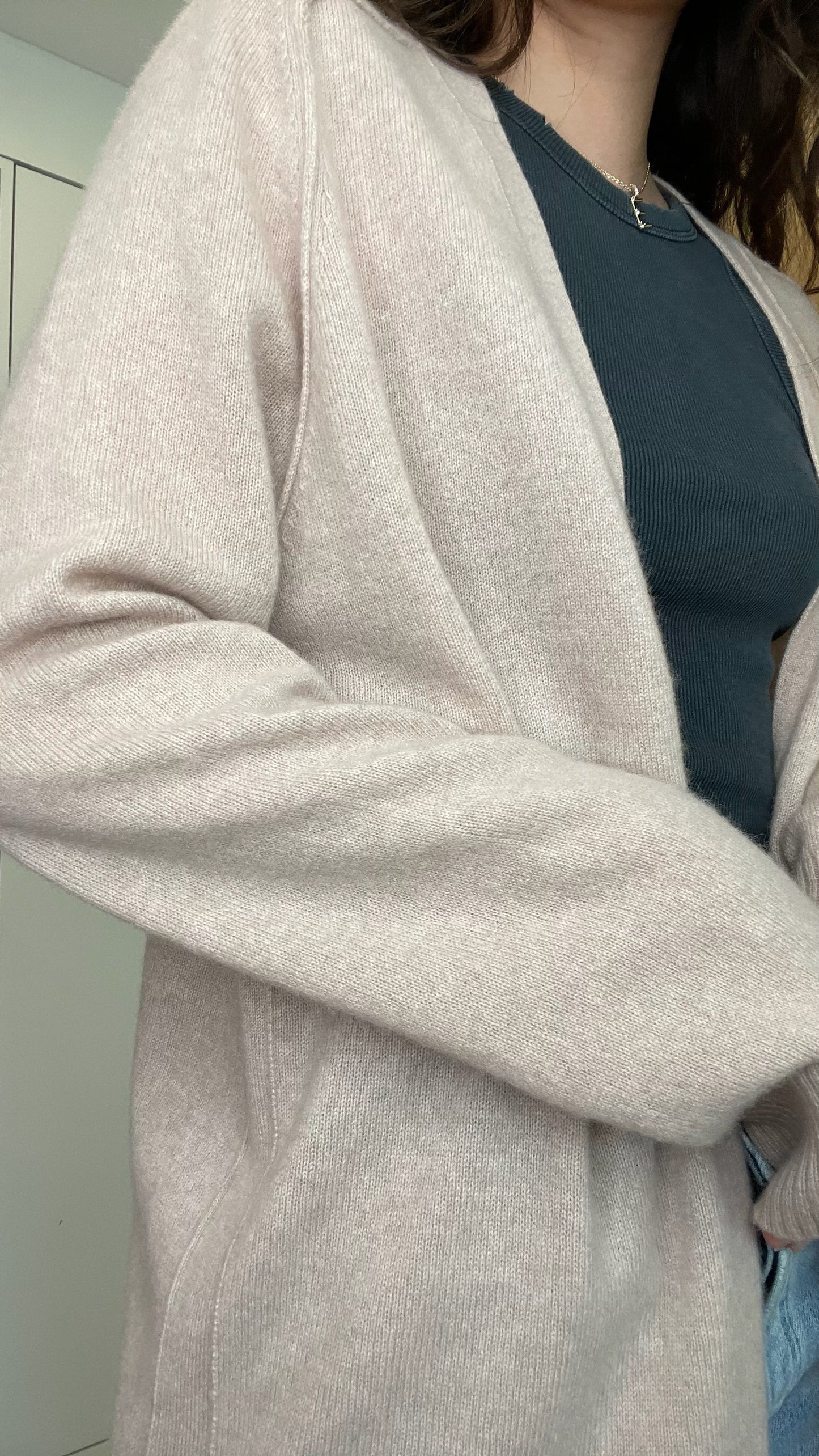 Pink Cardigan - M