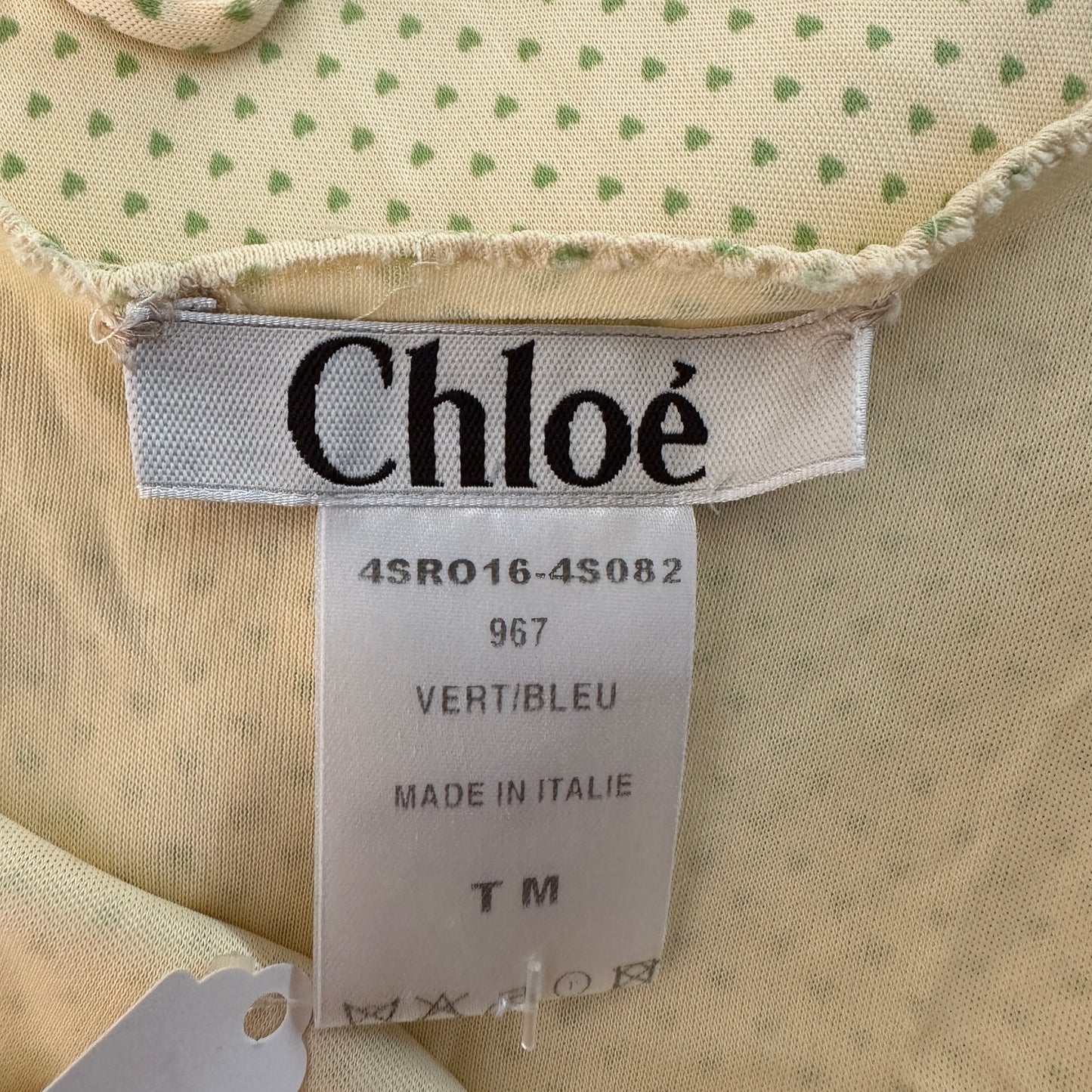 Pale Yellow Vintage Dress - M