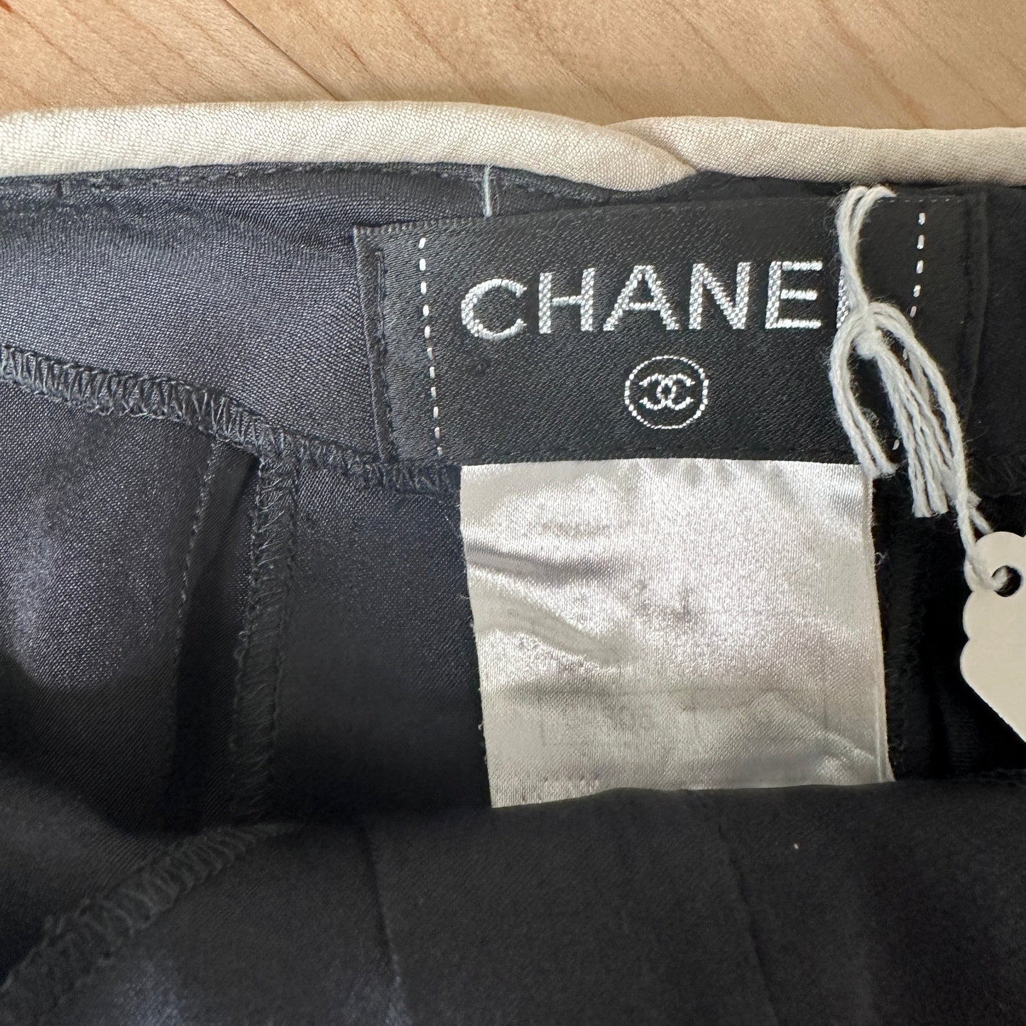 Silk Wide-Leg Pants - S