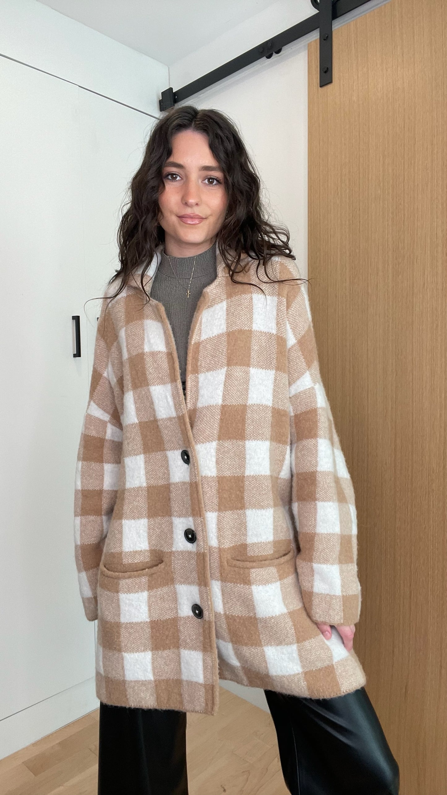 Oversized Knitted Jacket - XS