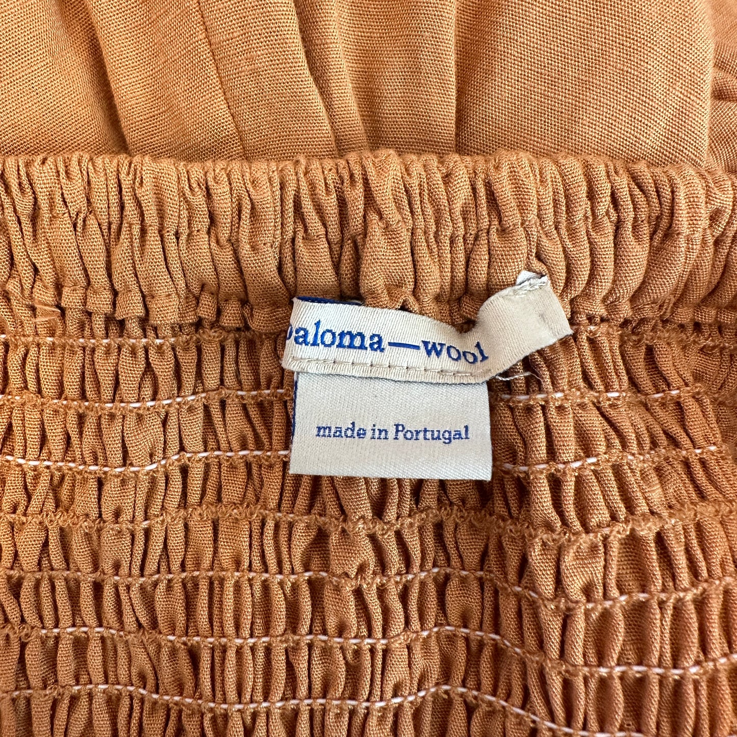 Linen Ocre Dress - L