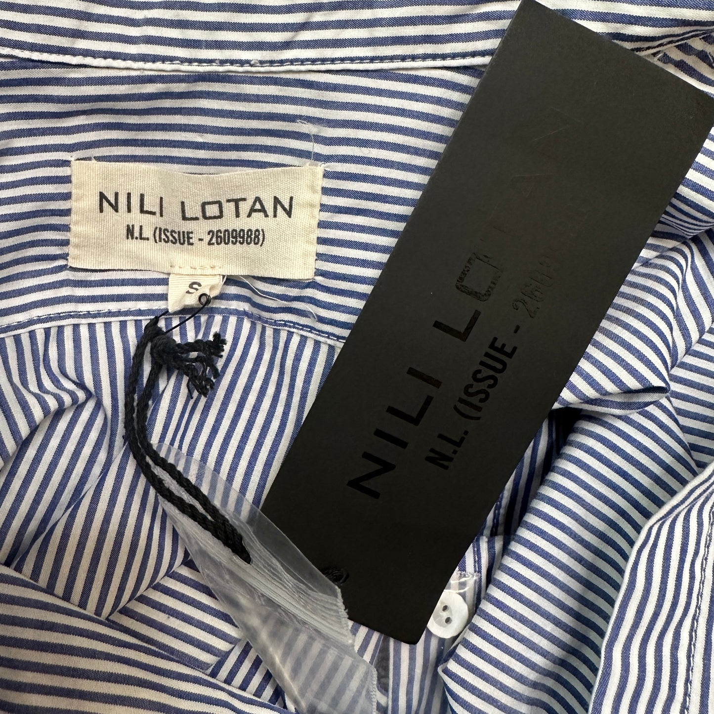 Classic Blue & White Shirt - S