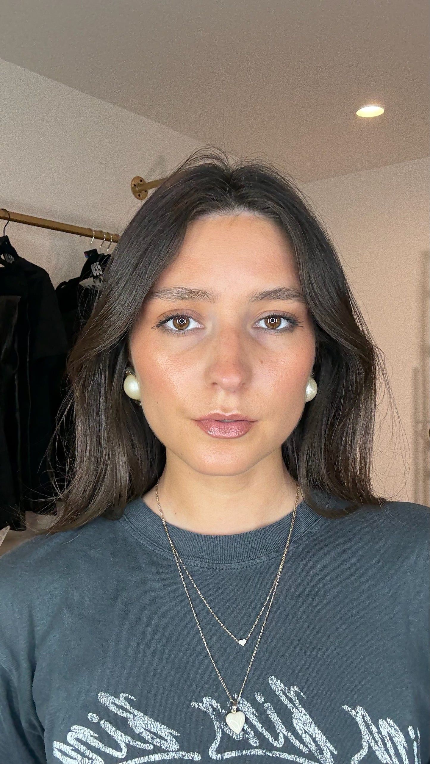 Faux-Pearl Earrings