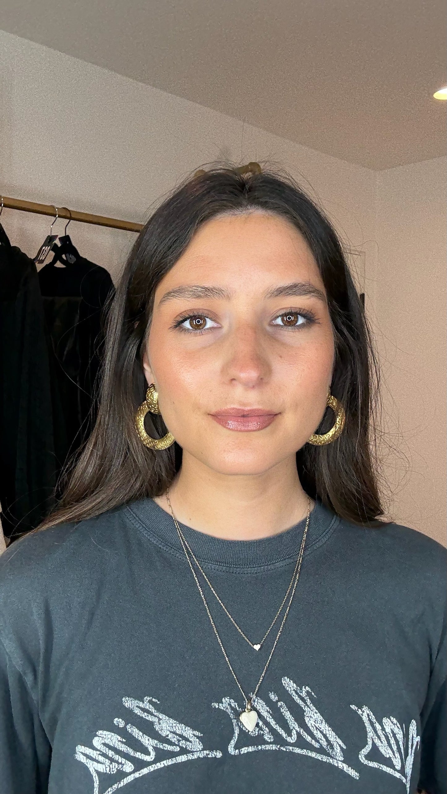 Logo Hoops Earrings