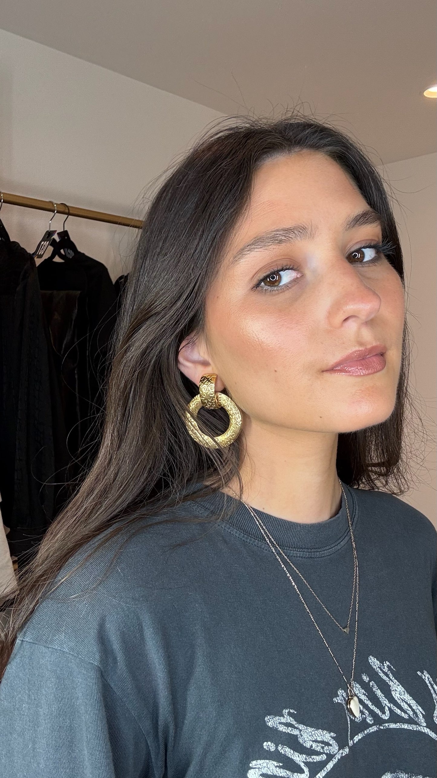 Logo Hoops Earrings
