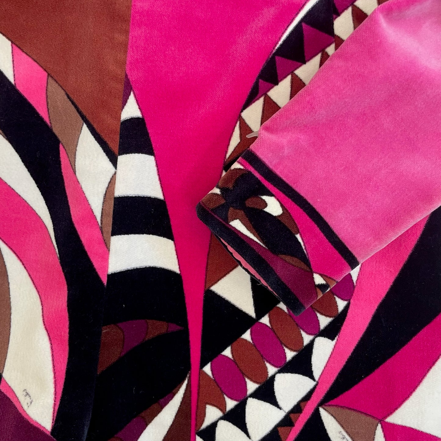 Vintage Pink Velvet Romper - XS