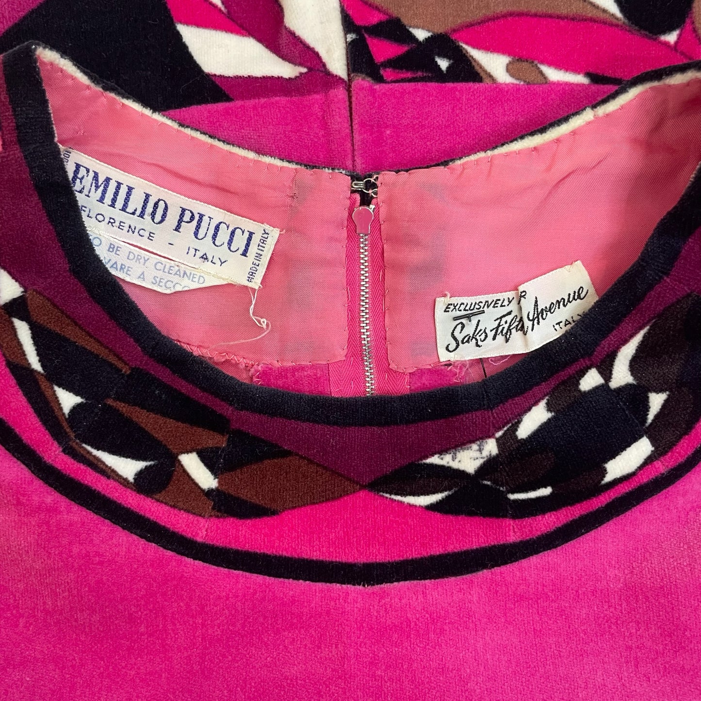 Vintage Pink Velvet Romper - XS