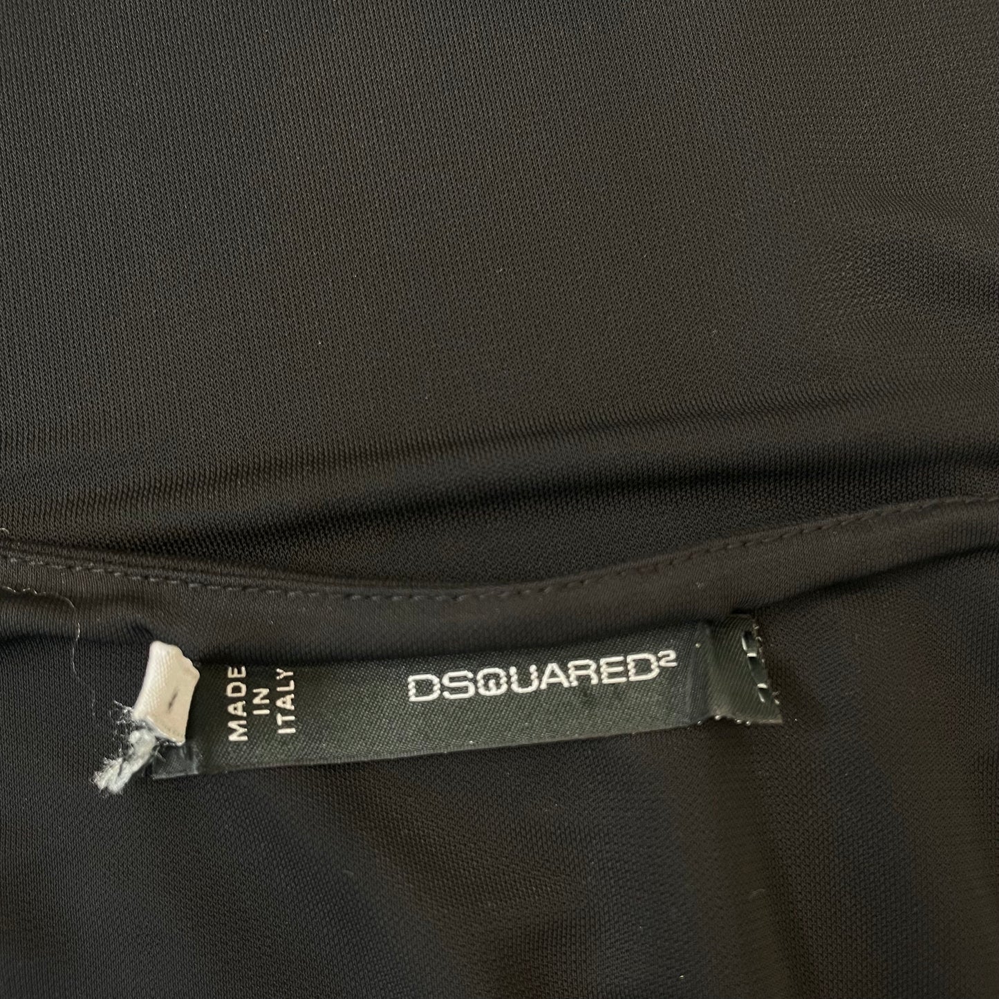 Black Ruffle Sleeve Dress - M