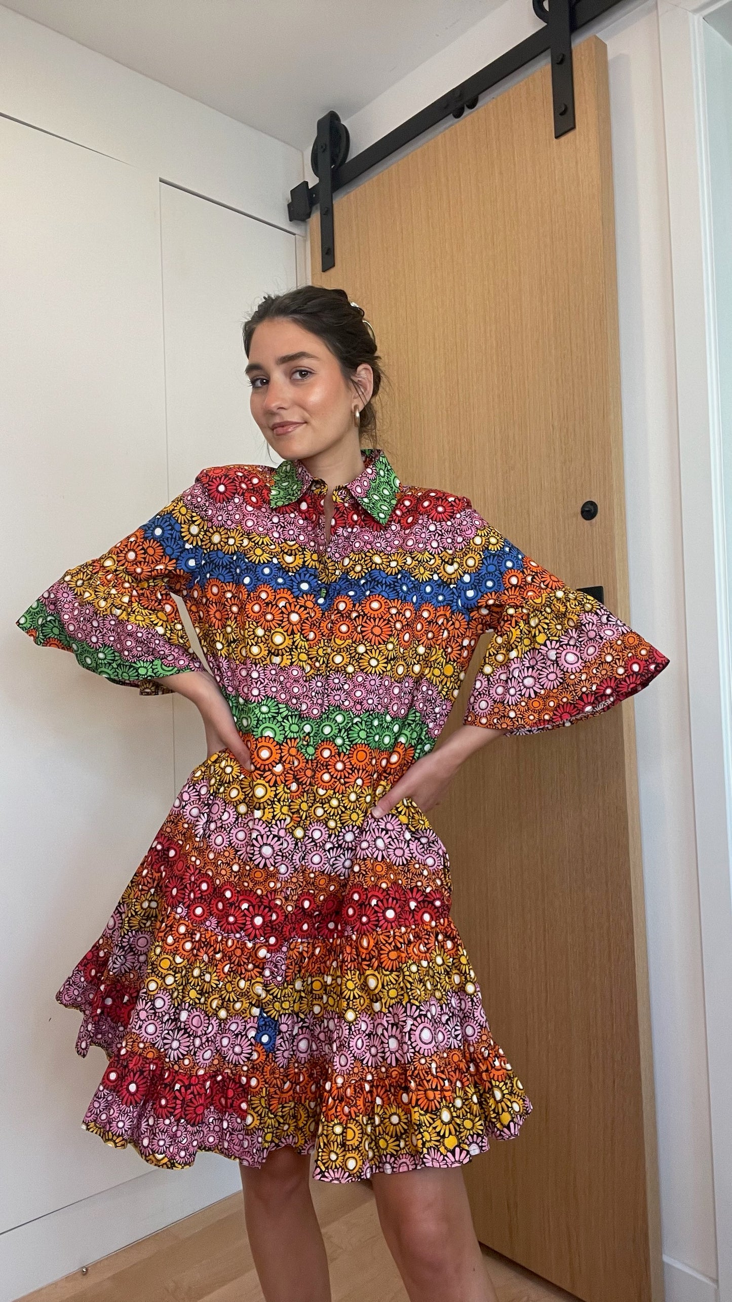 Multicolor Rainbow Dress - M