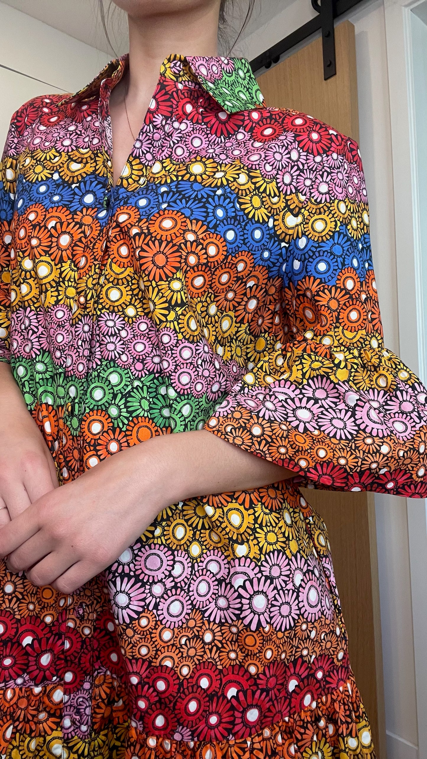 Multicolor Rainbow Dress - M