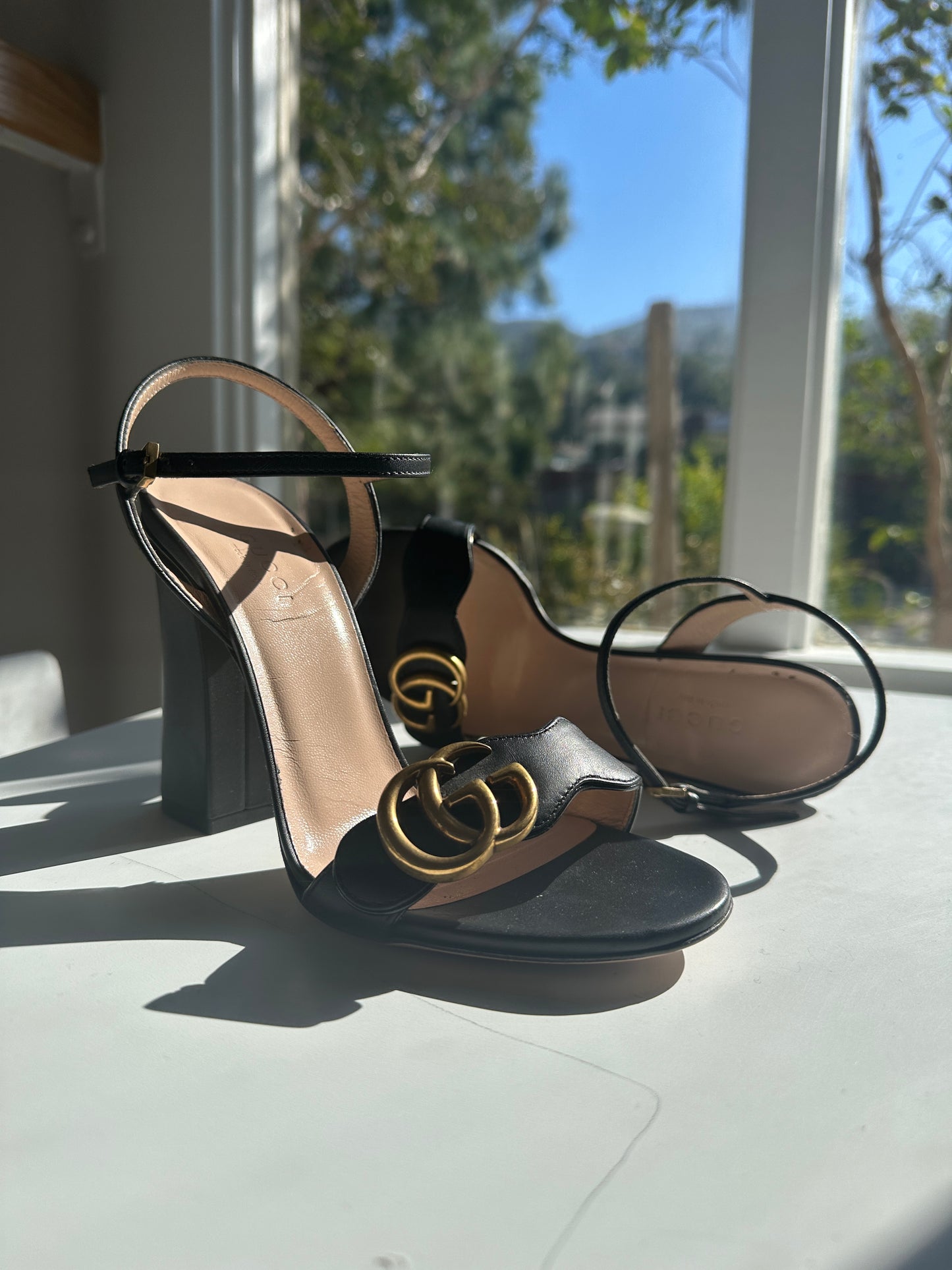 Marmont Logo Heels - 6