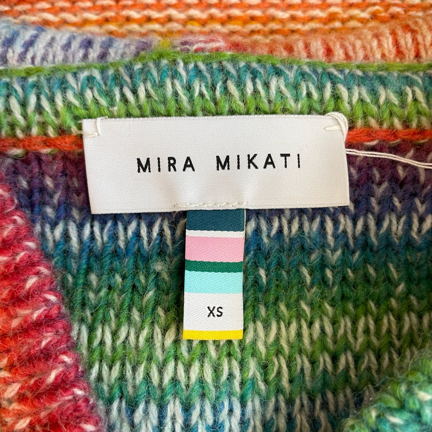 Rainbow Hooded Sweater - XS