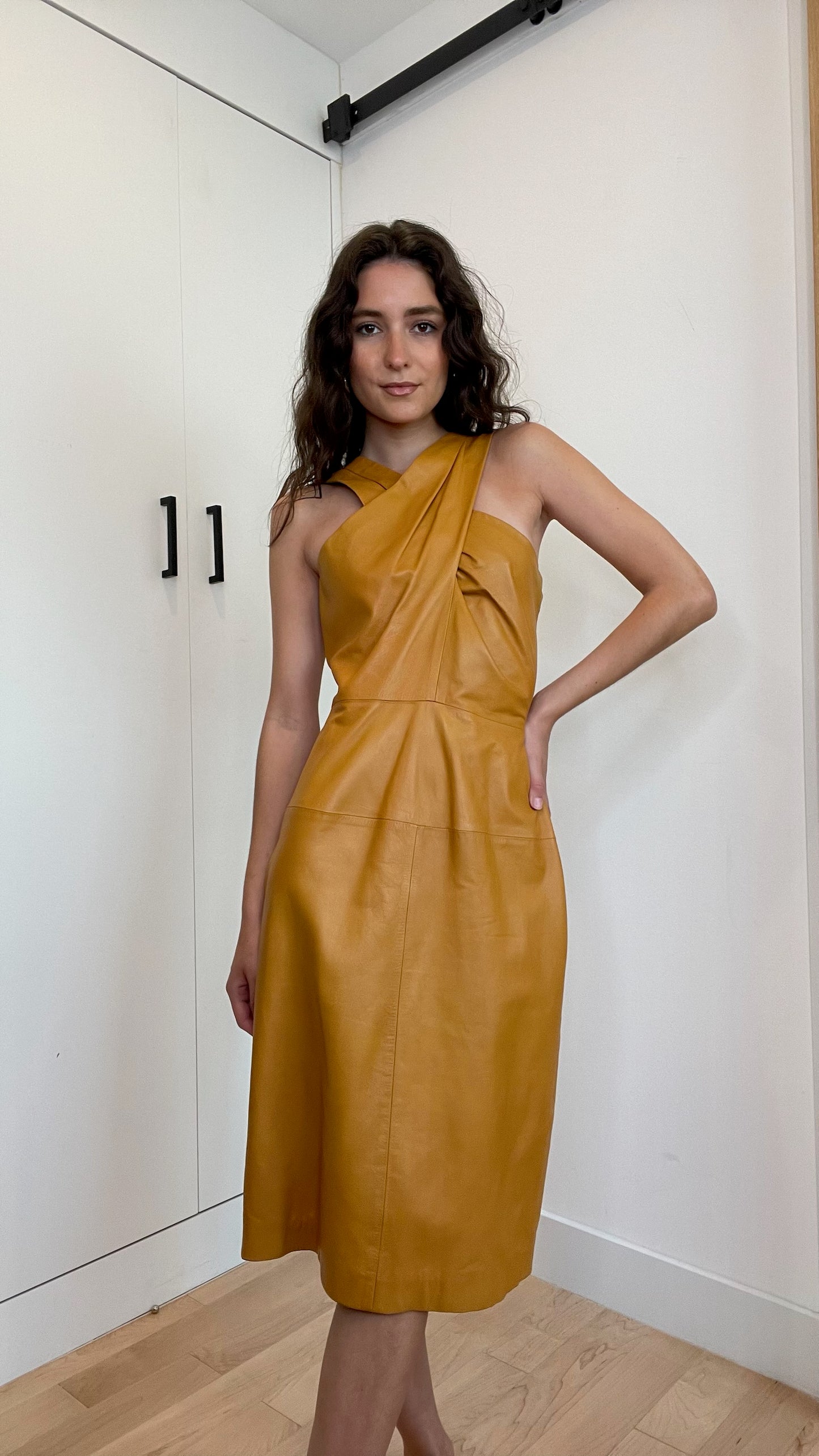 Lambskin Leather Dress - S/M