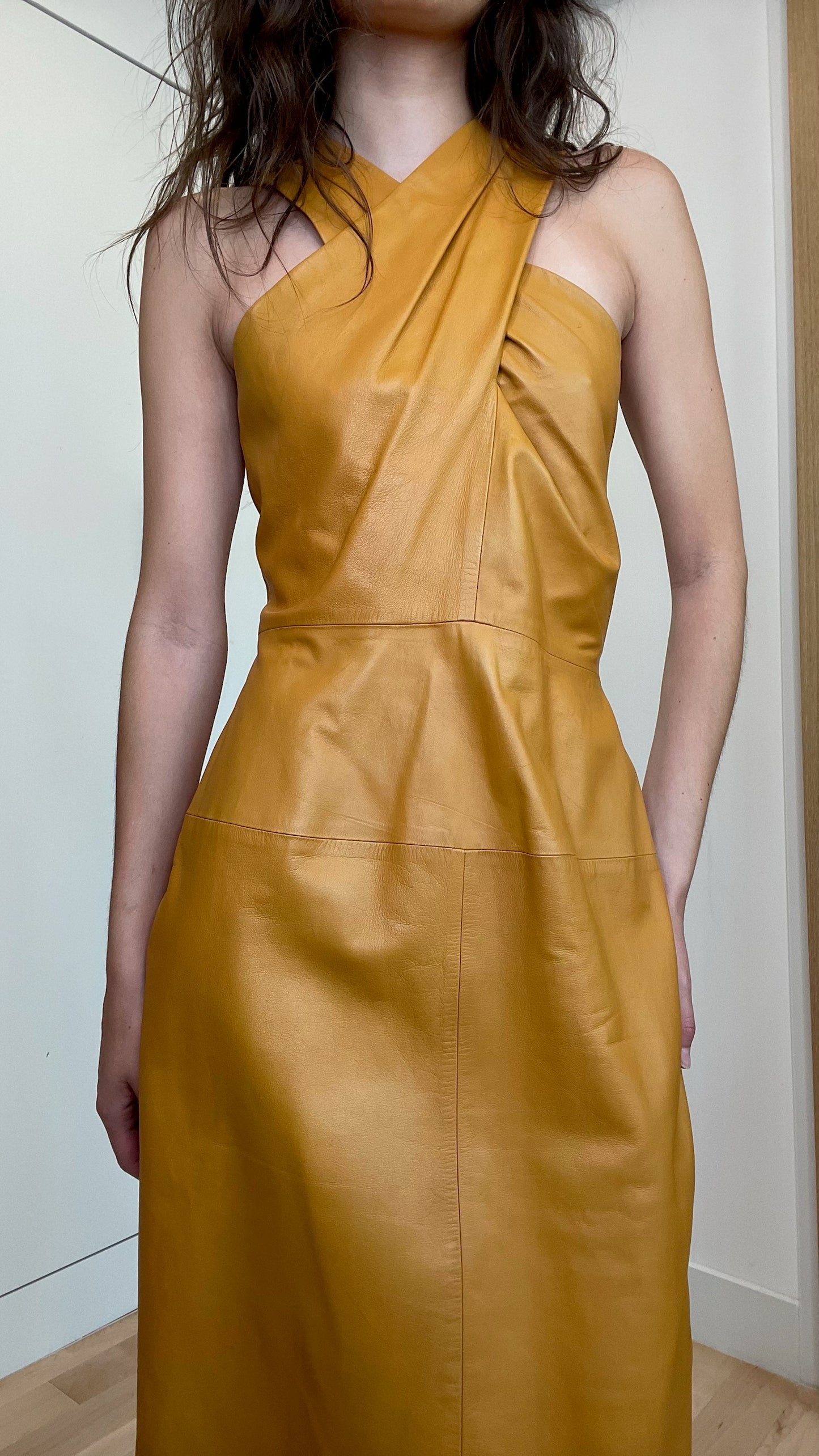 Lambskin Leather Dress - S/M