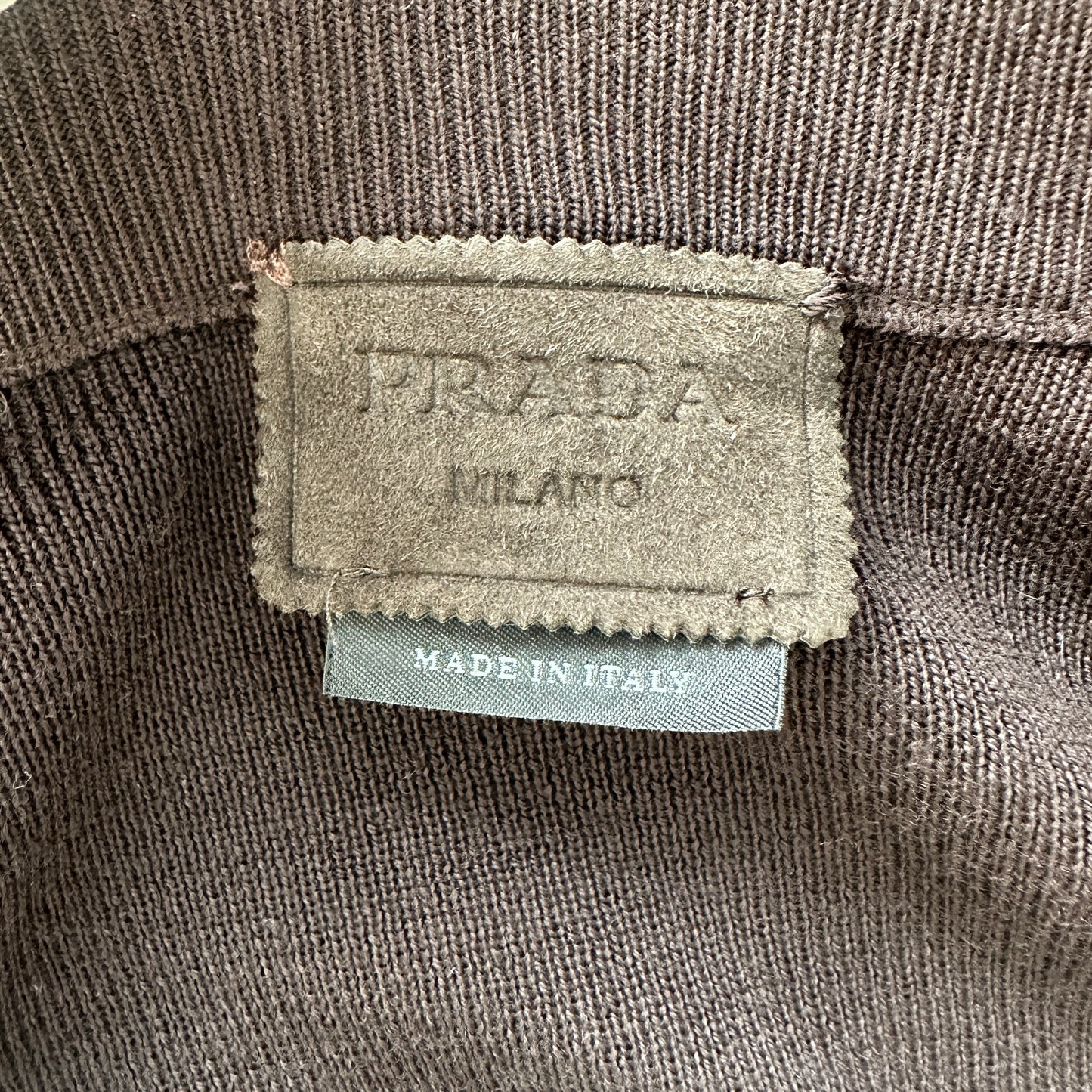 Suede Brown Bomber Jacket - L