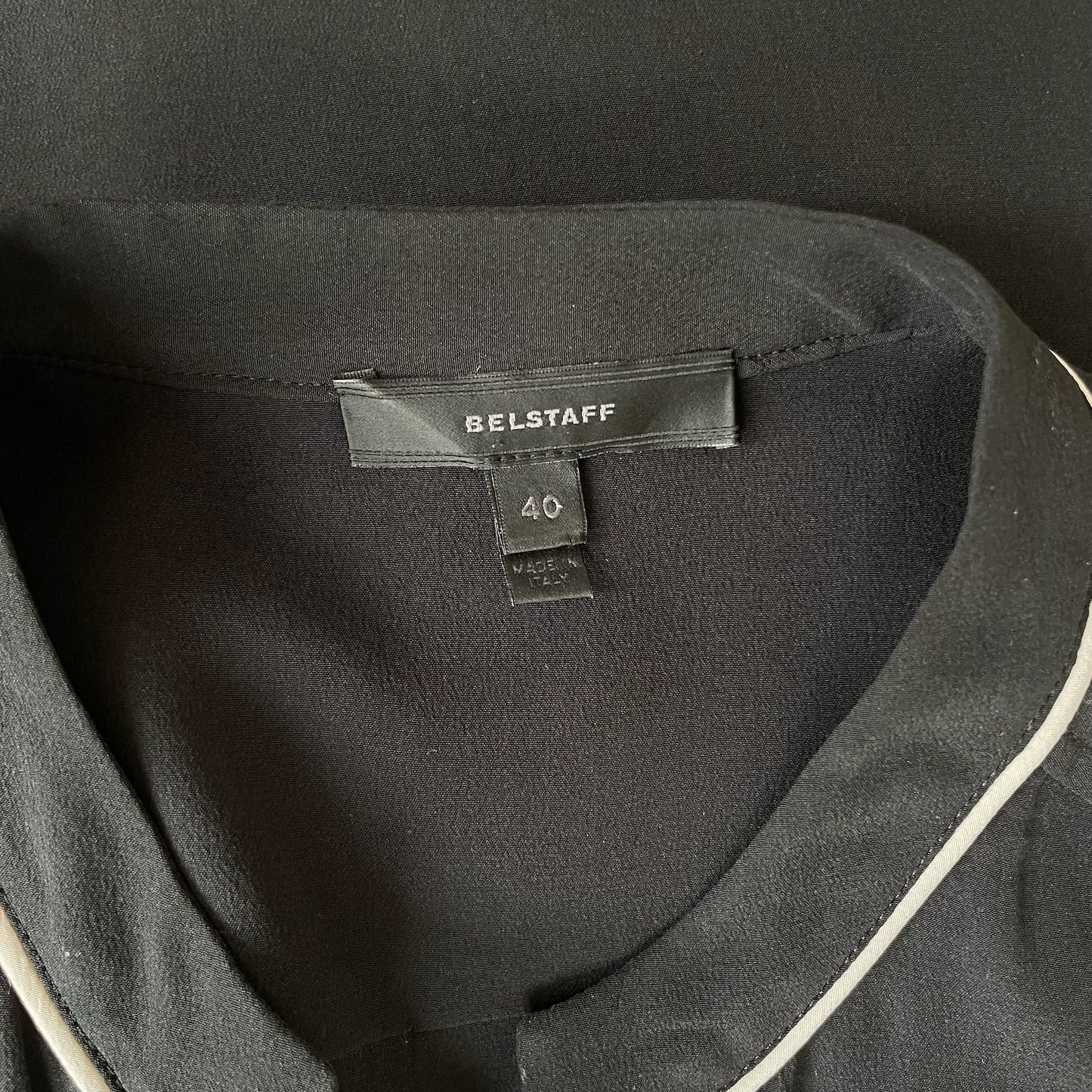 Black Silk Shirt - S/M