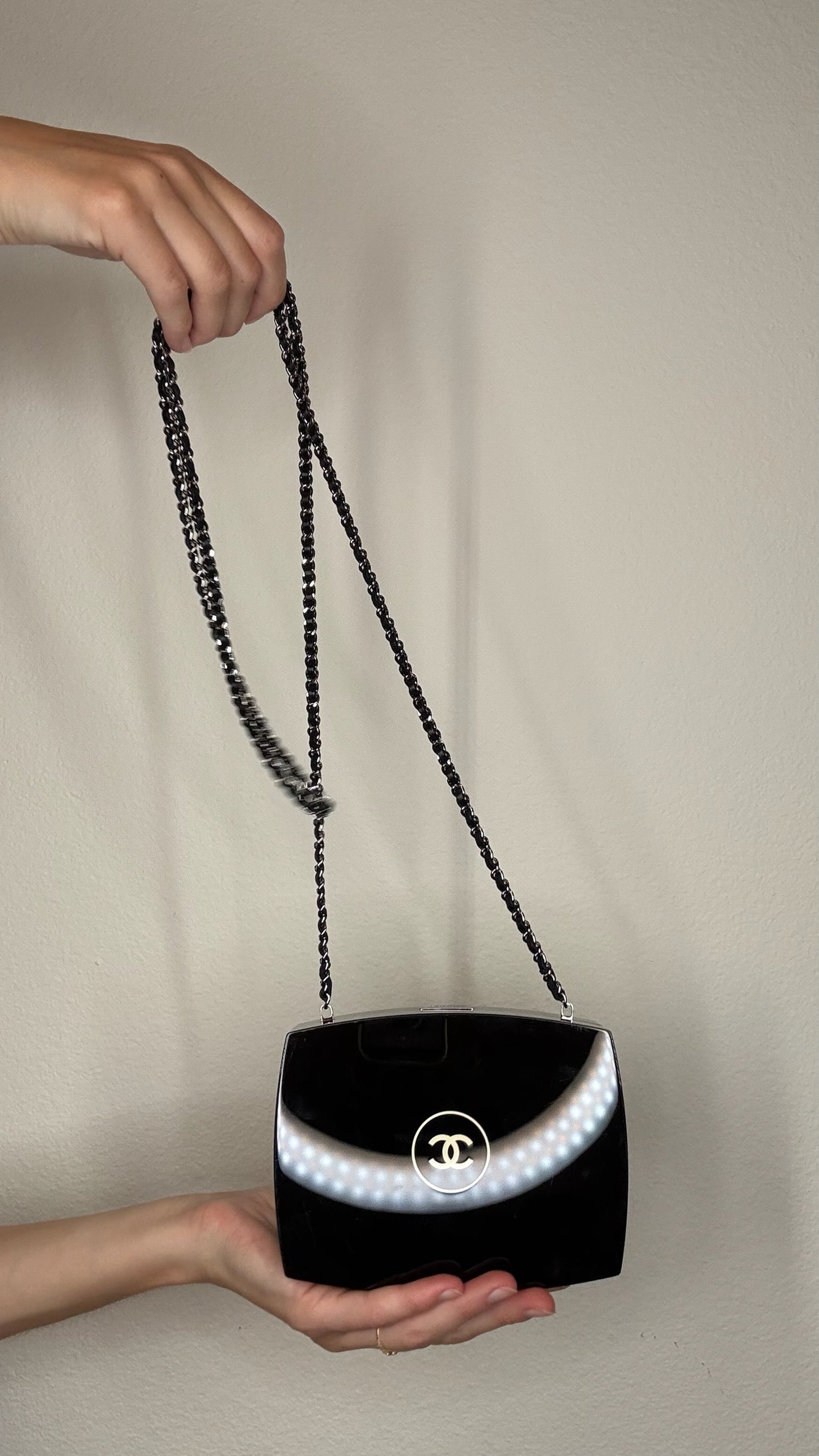 Chanel Black Minaudiere