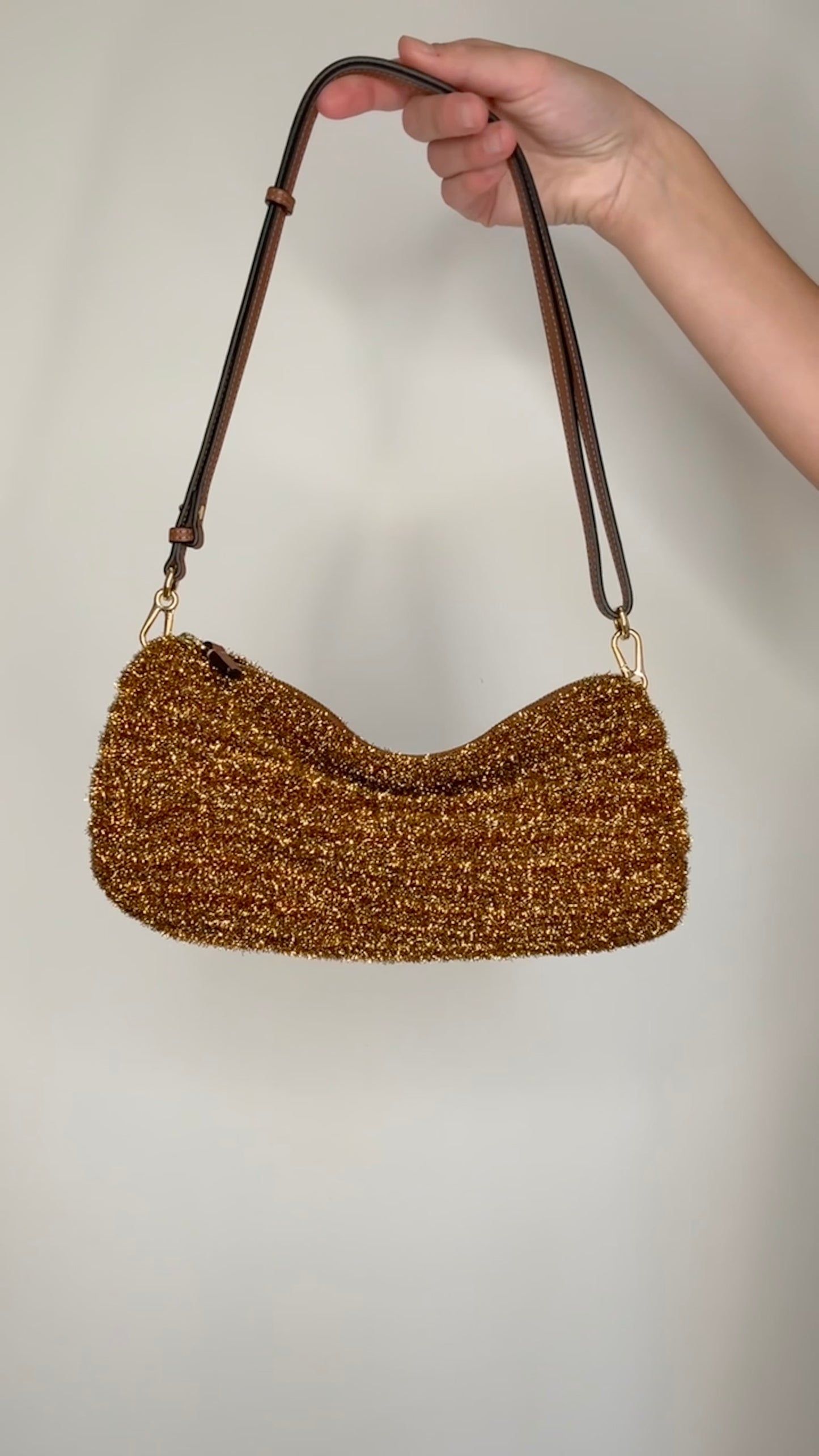 Gold Shimery Bracelet Pouch