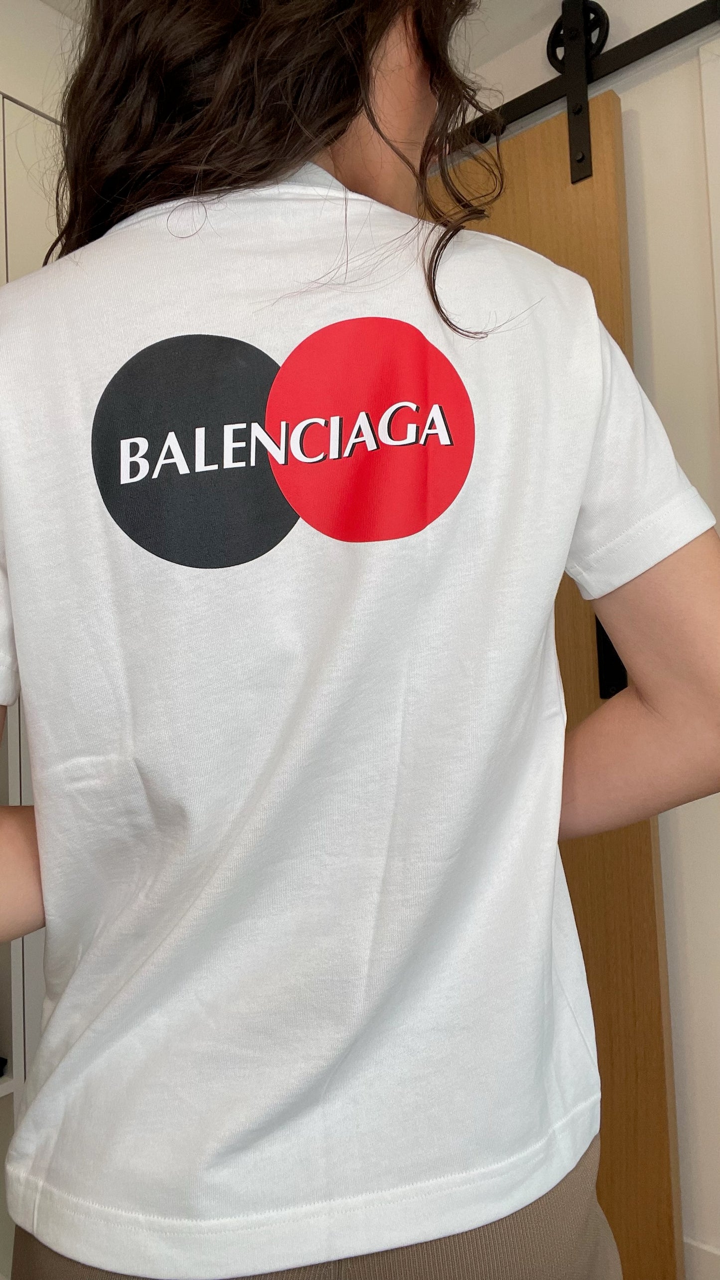 White Logo Tshirt - S/M