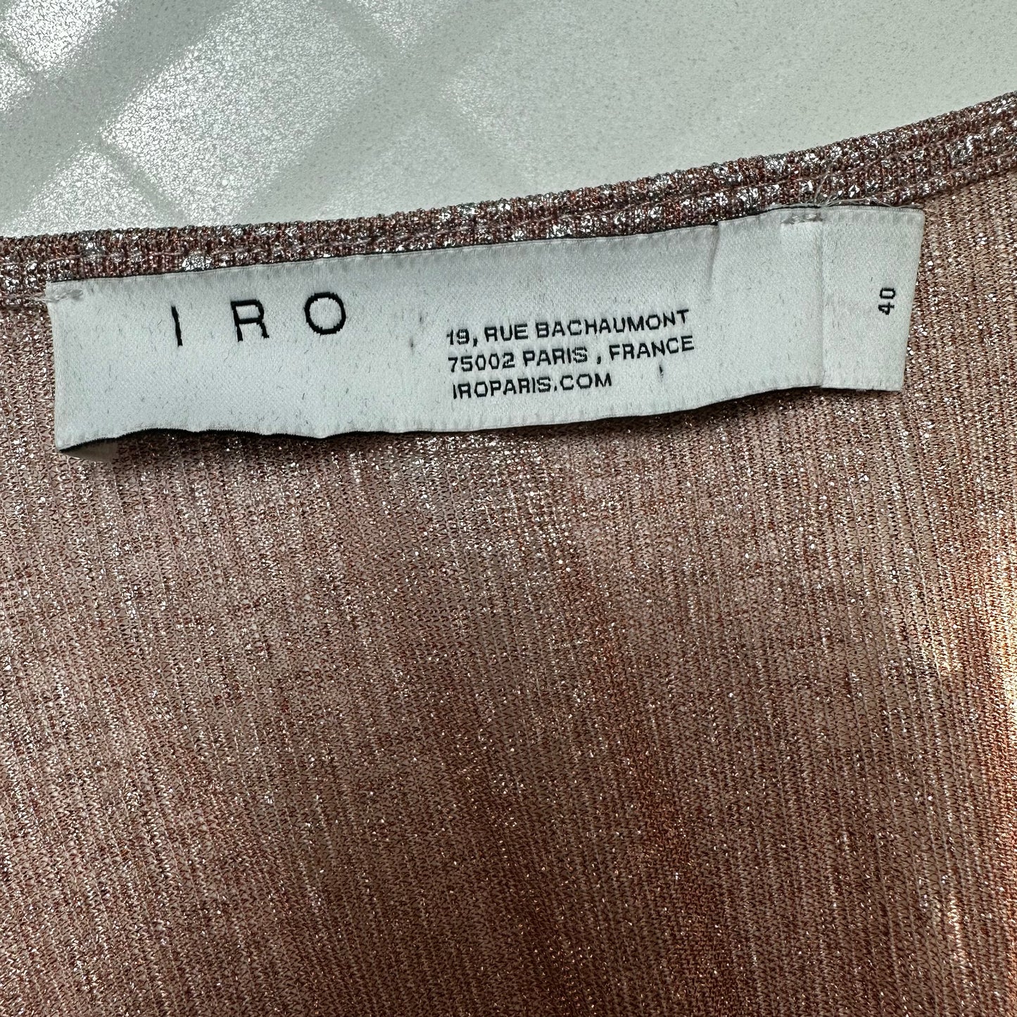 Metallic Pink Dress - M