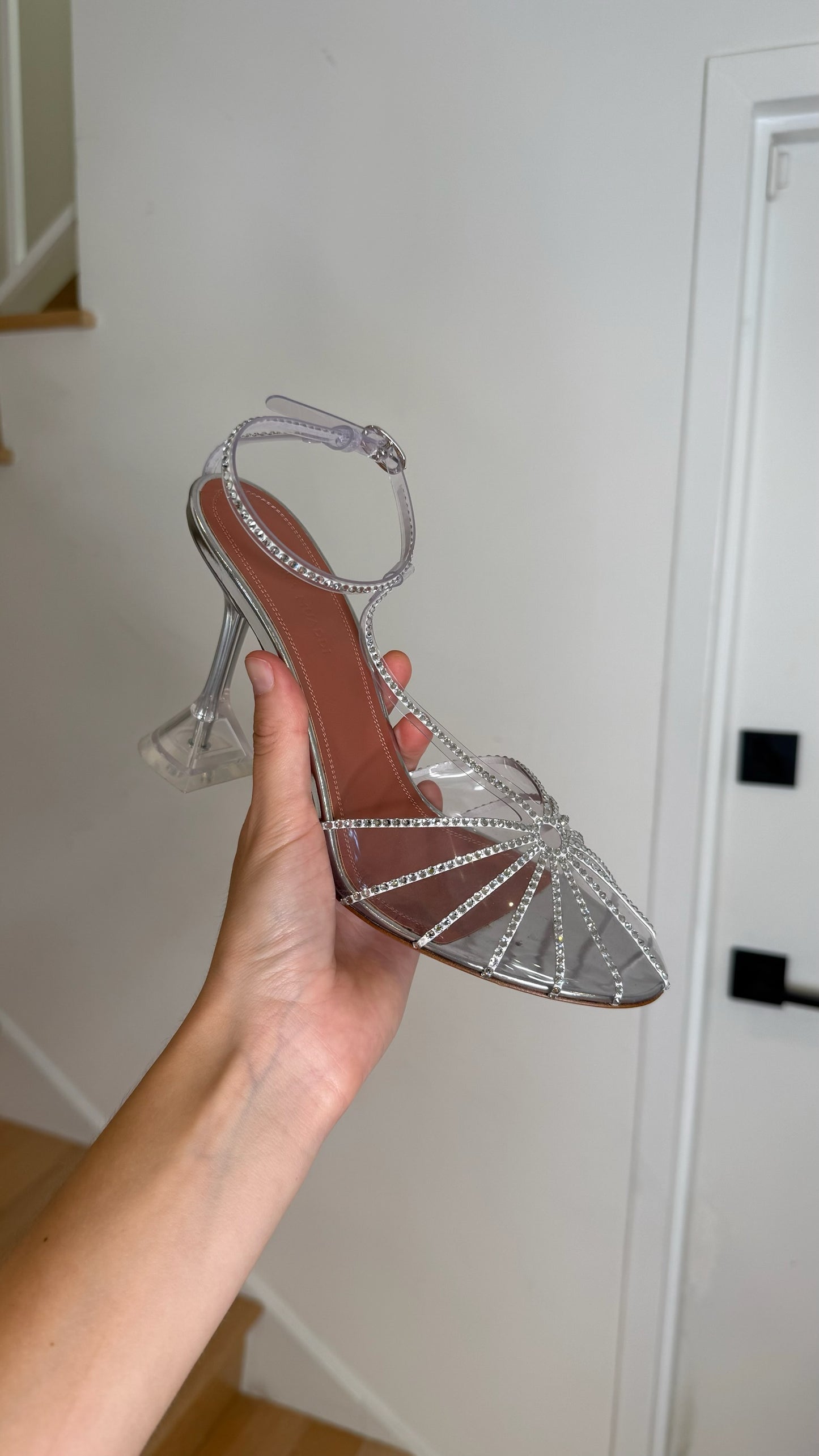 Clear Plexi & Crystal Heels - 8