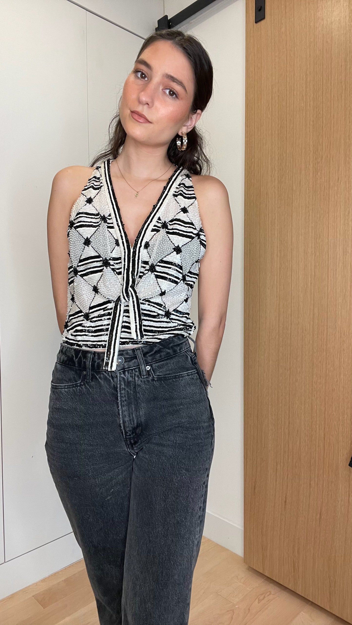 Sequins Body Suit - S