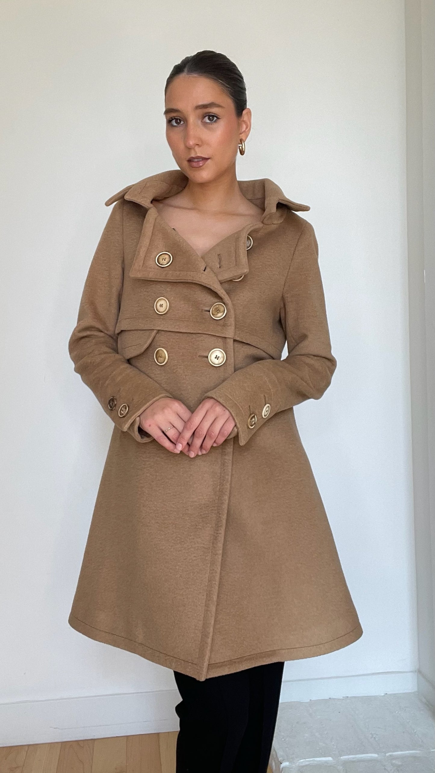 Camel Coat - XS