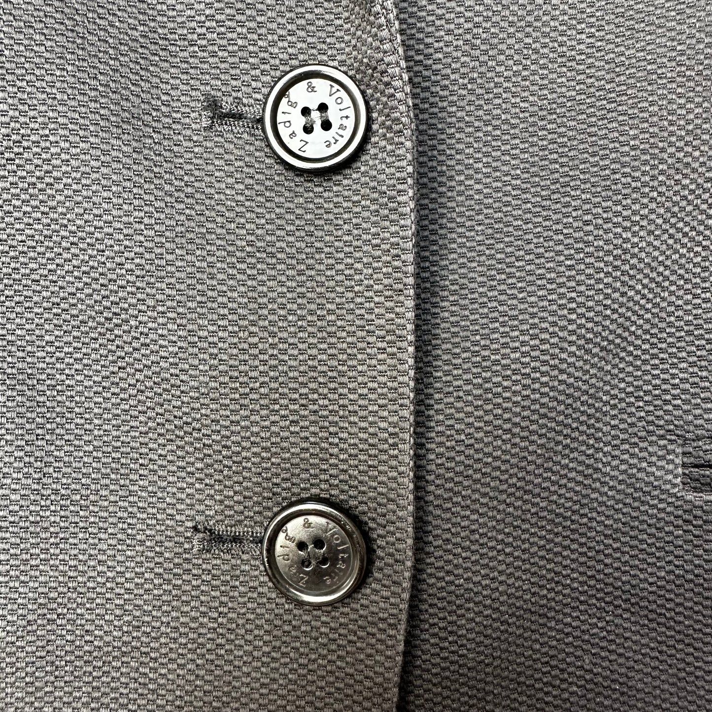 Black Three Quarter Blazer - S