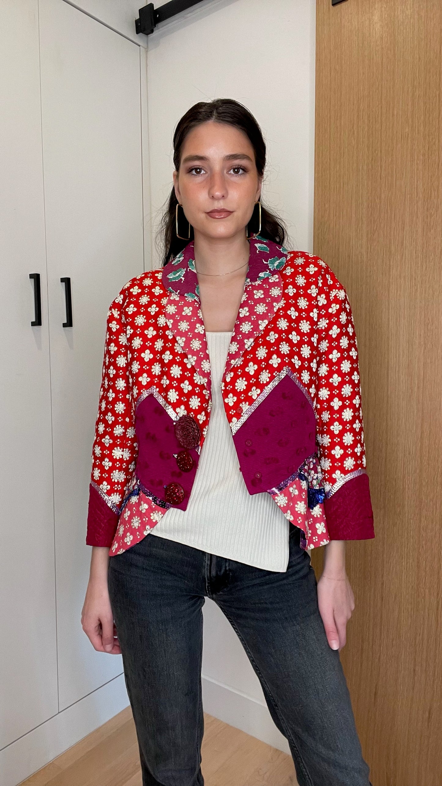 Crystal & Sequins Blazer - S/M