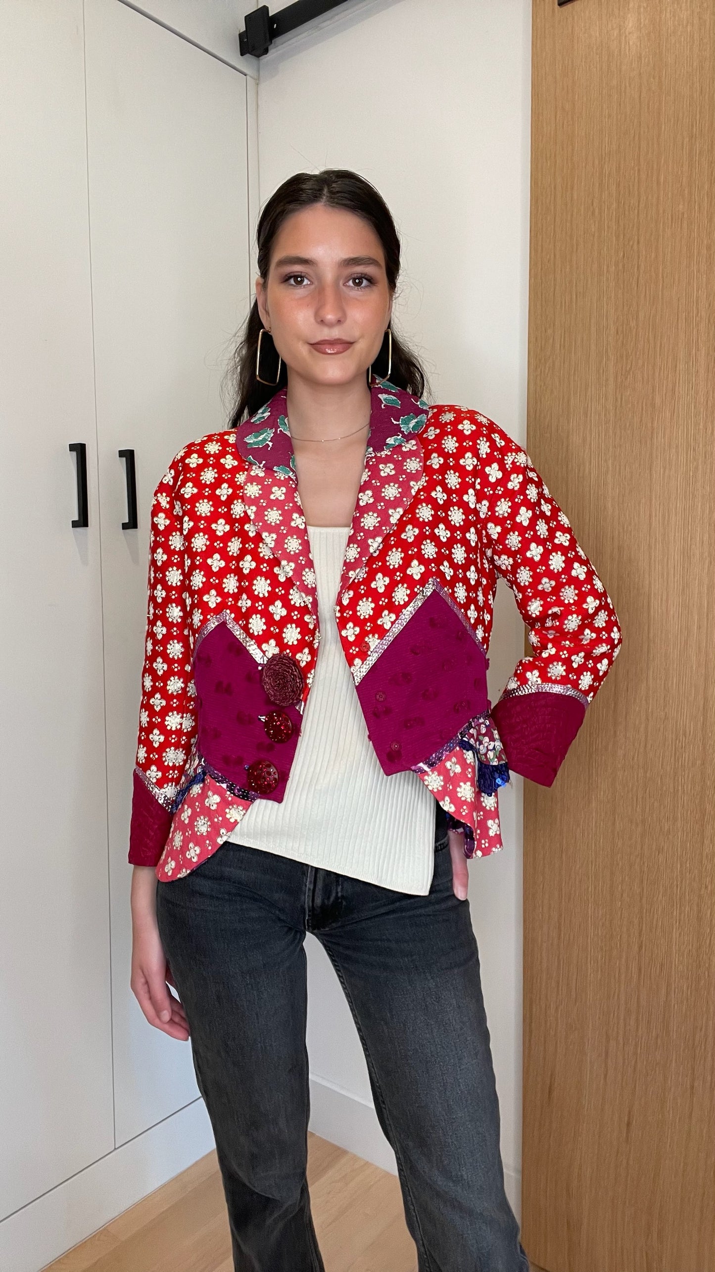 Crystal & Sequins Blazer - S/M